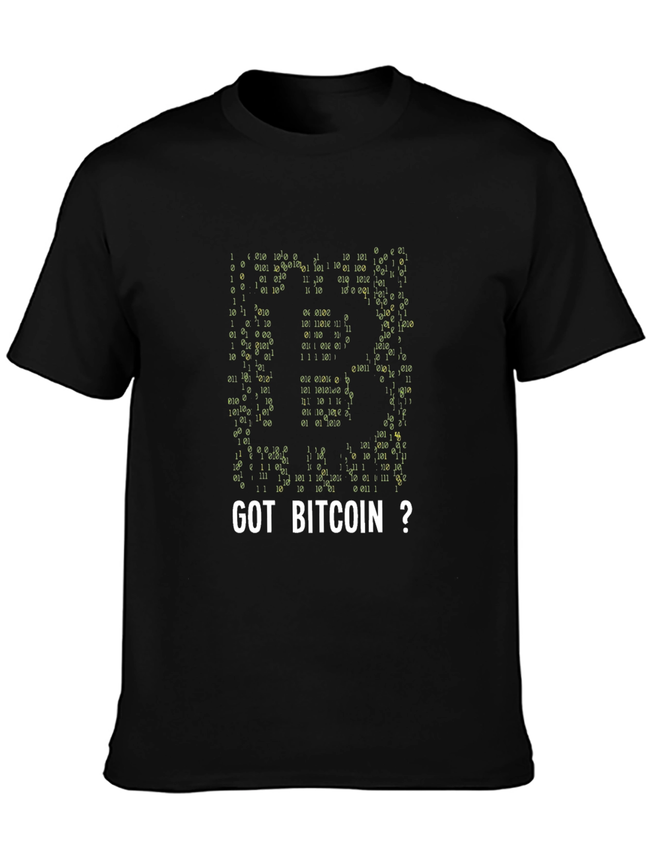 Got Bitcoin? Black Crypto Enthusiast T-Shirt