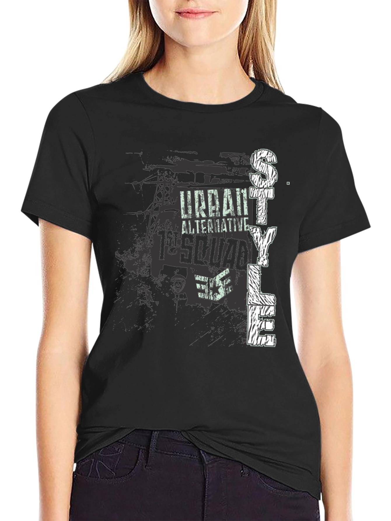 Urban Style Graphic Print Mens T-Shirt