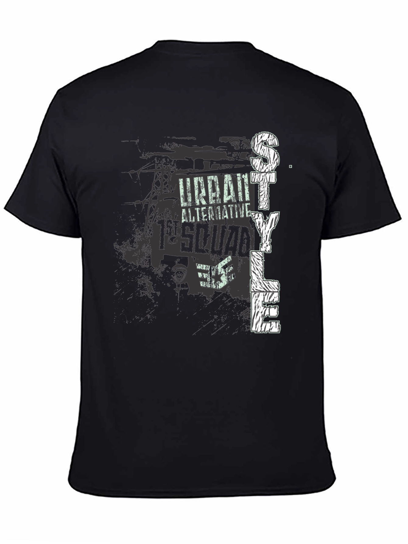 Urban Style Graphic Print Mens T-Shirt