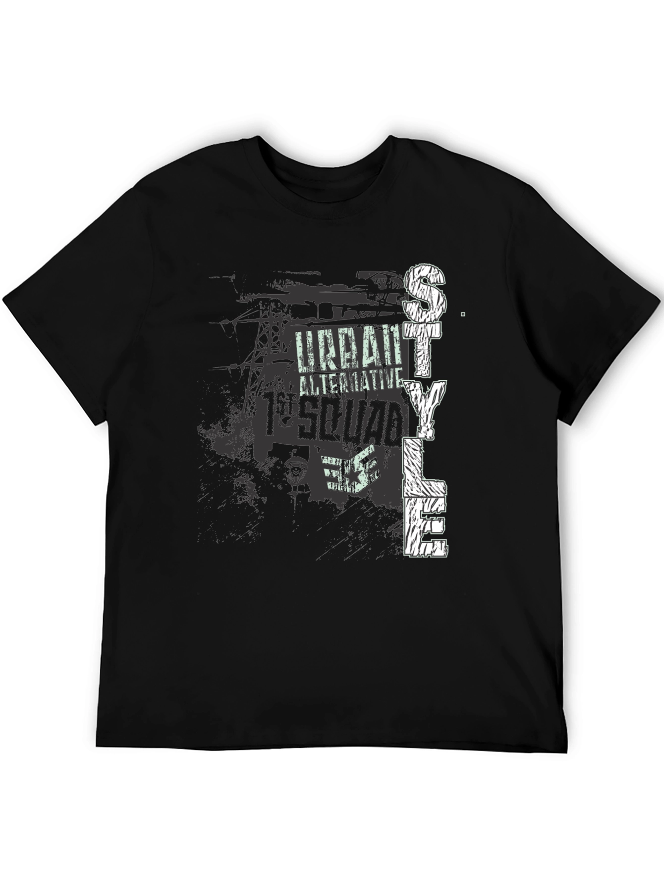 Urban Style Graphic Print Mens T-Shirt