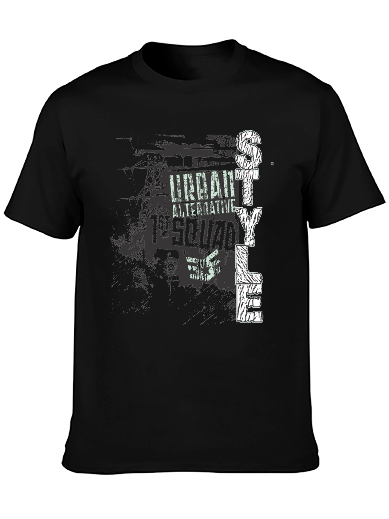 Urban Style Graphic Print Mens T-Shirt