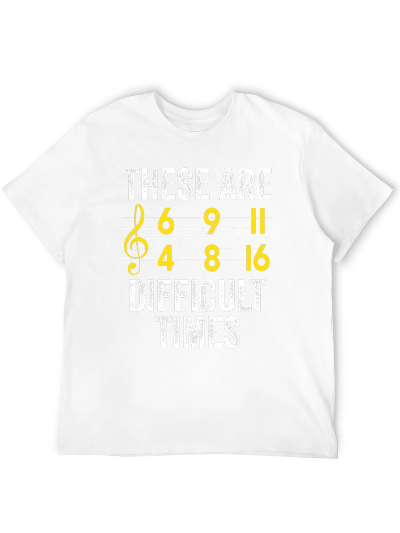 Difficult Times Music Pun T-Shirt