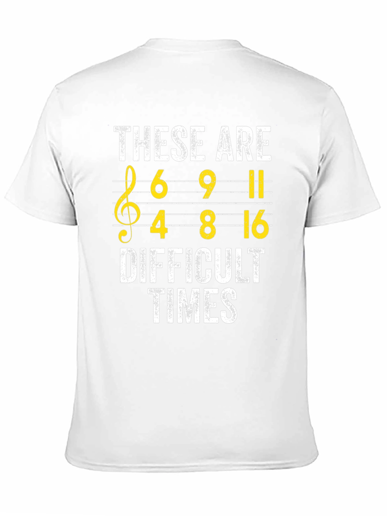 Difficult Times Music Pun T-Shirt
