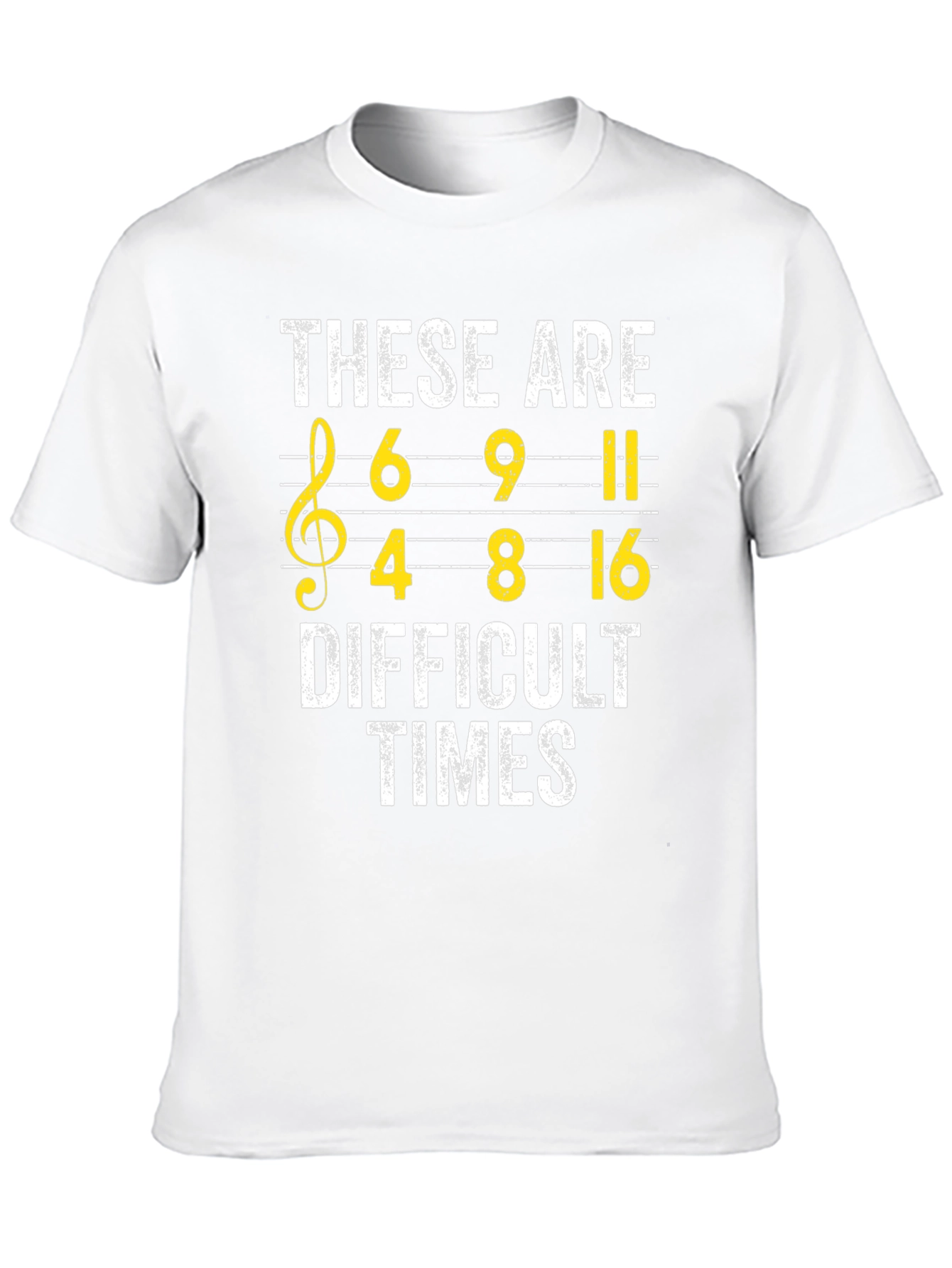 Difficult Times Music Pun T-Shirt