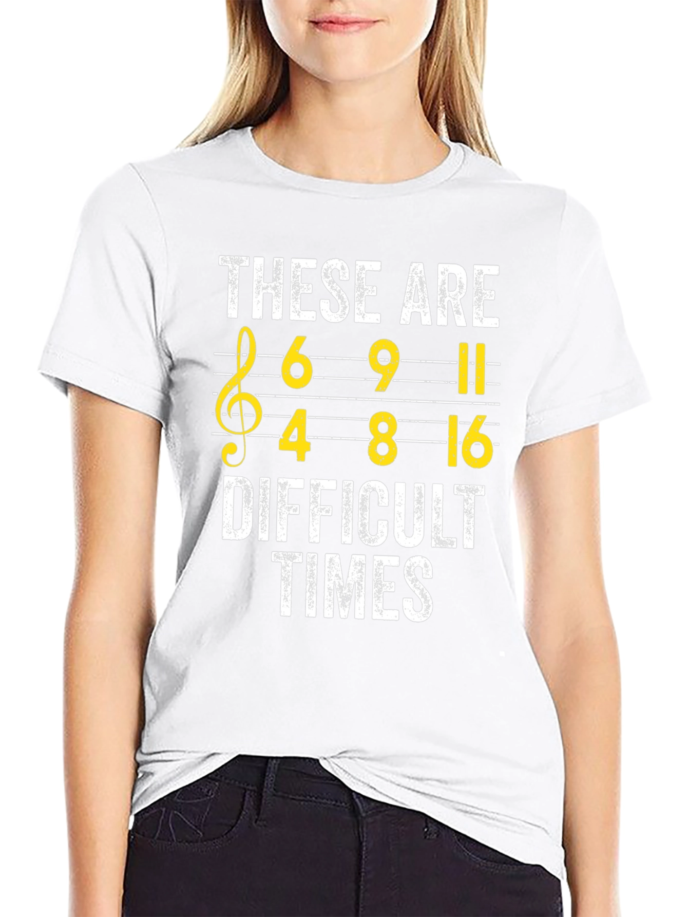 Difficult Times Music Pun T-Shirt
