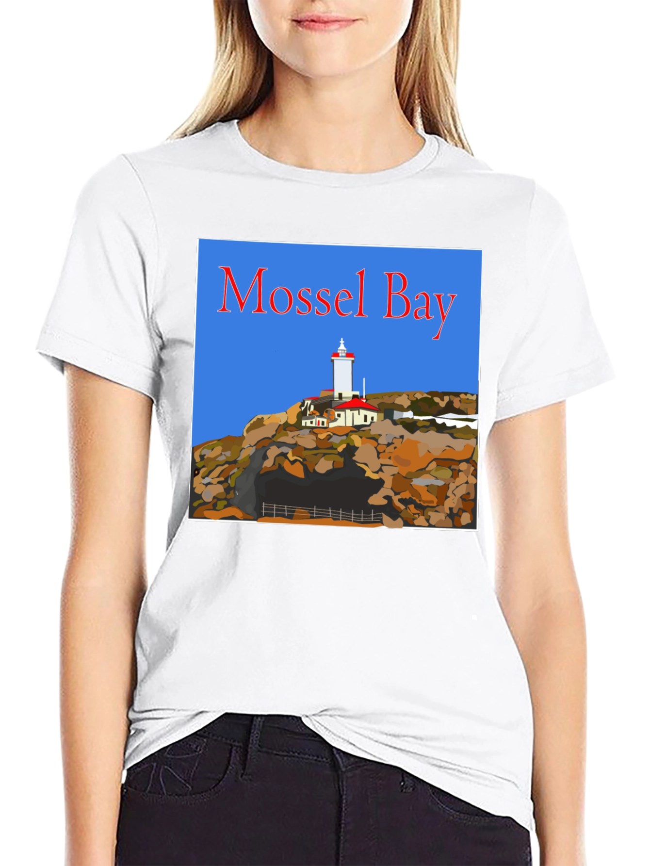 Mossel Bay Lighthouse Graphic T-Shirt