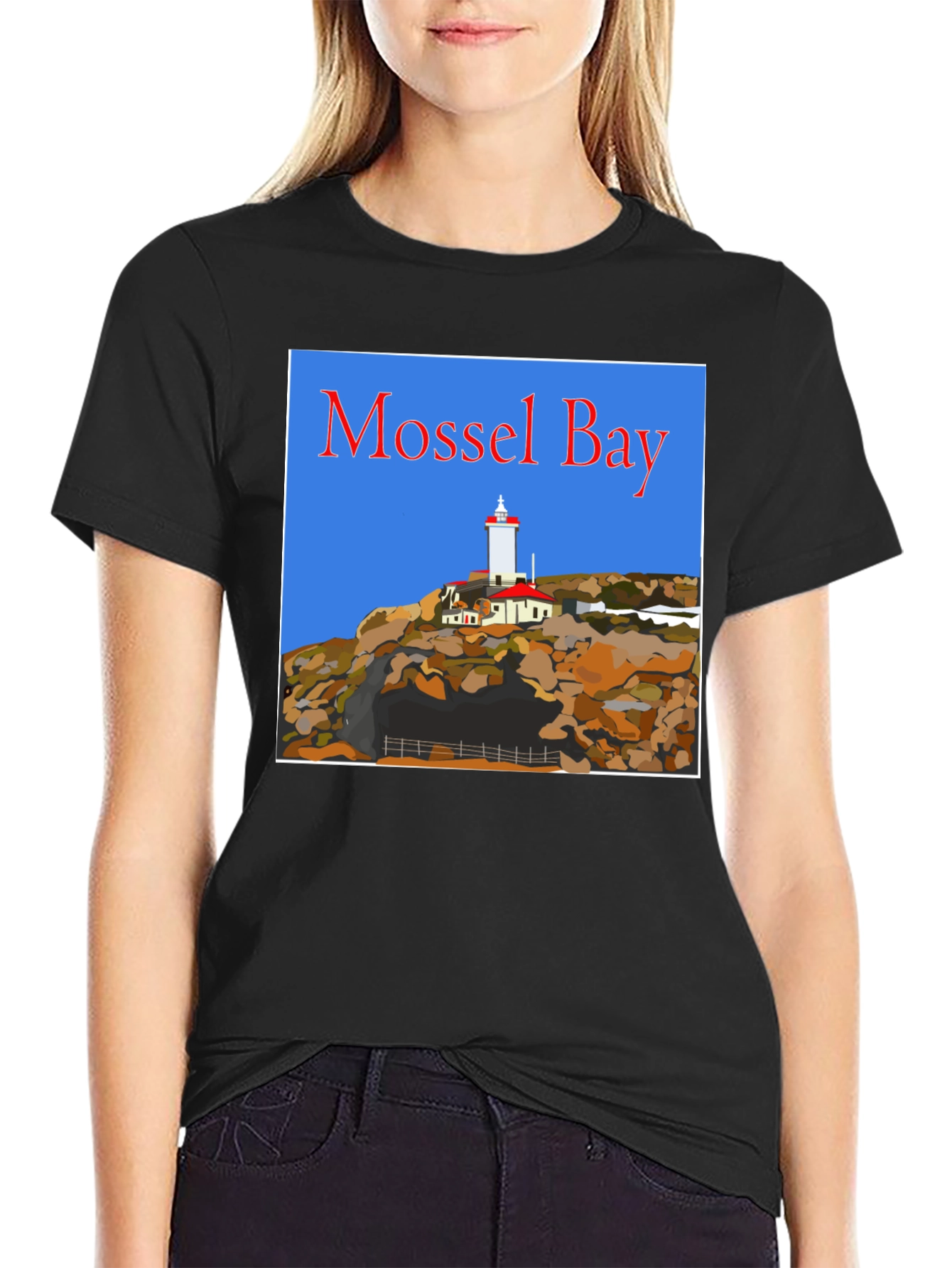 Mossel Bay Lighthouse Graphic T-Shirt