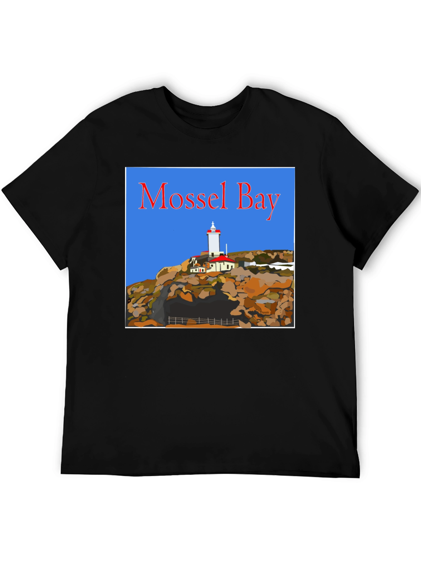 Mossel Bay Lighthouse Graphic T-Shirt