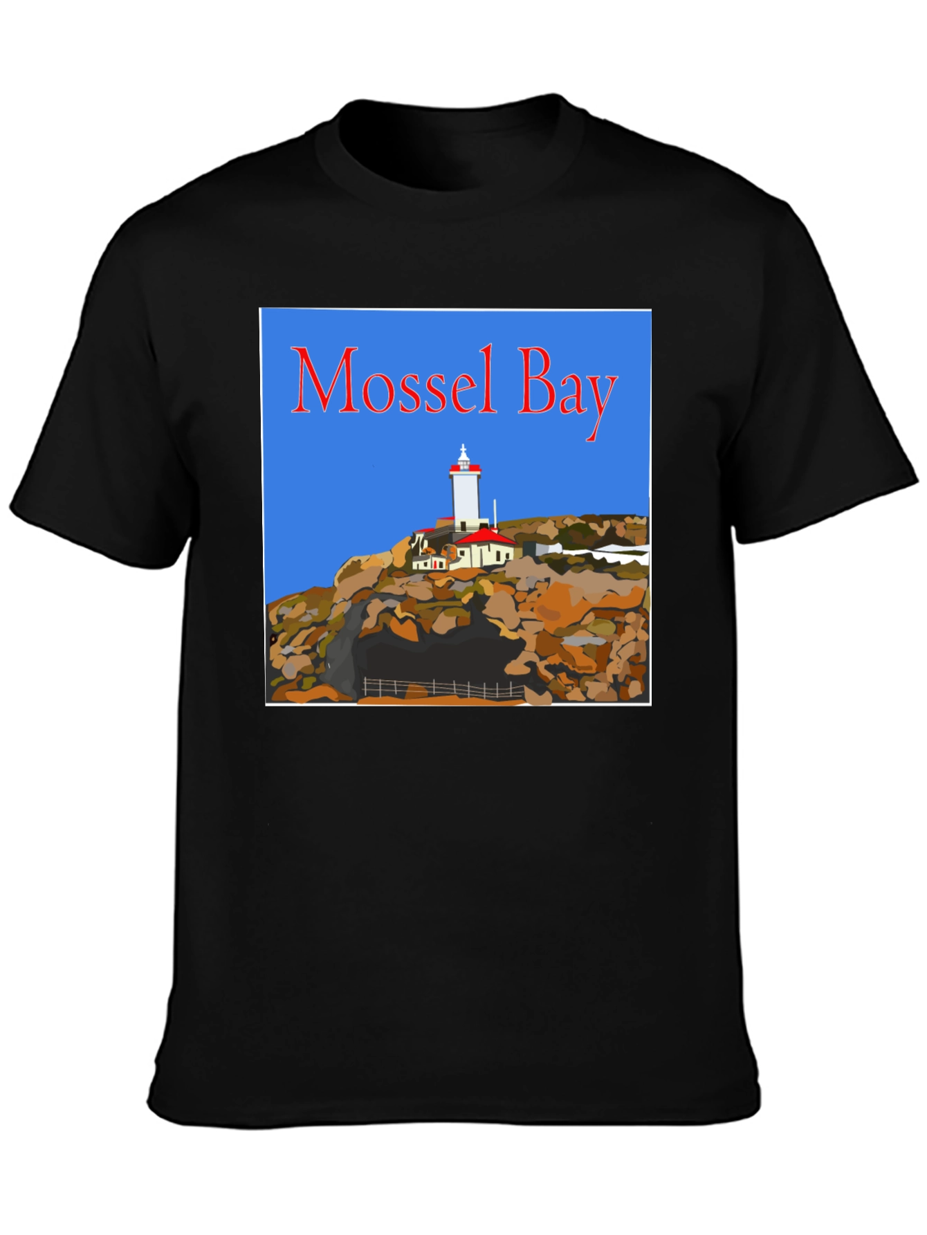Mossel Bay Lighthouse Graphic T-Shirt
