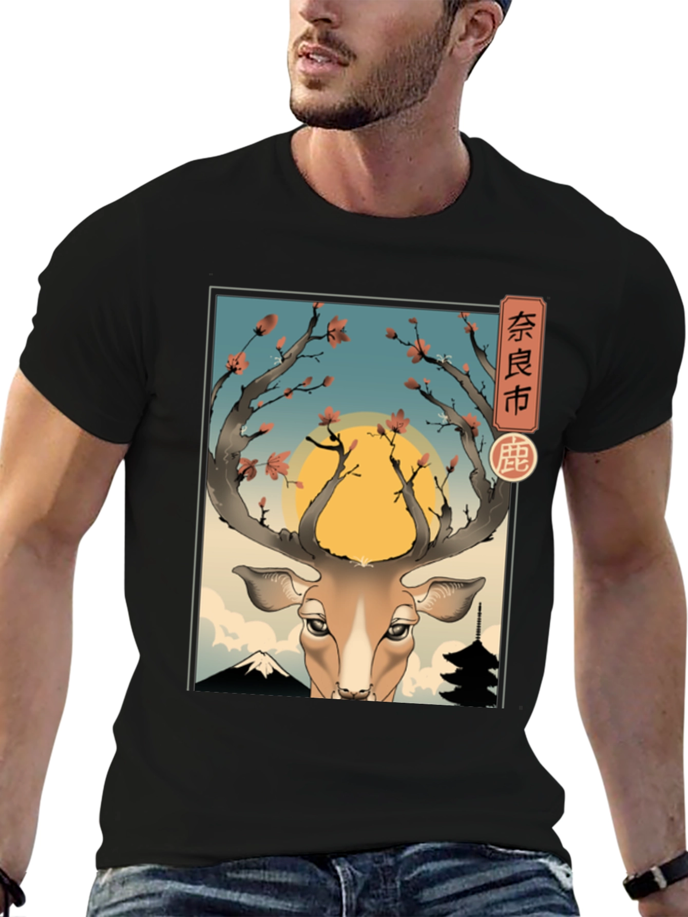 Japanese Nara Deer Graphic Tee