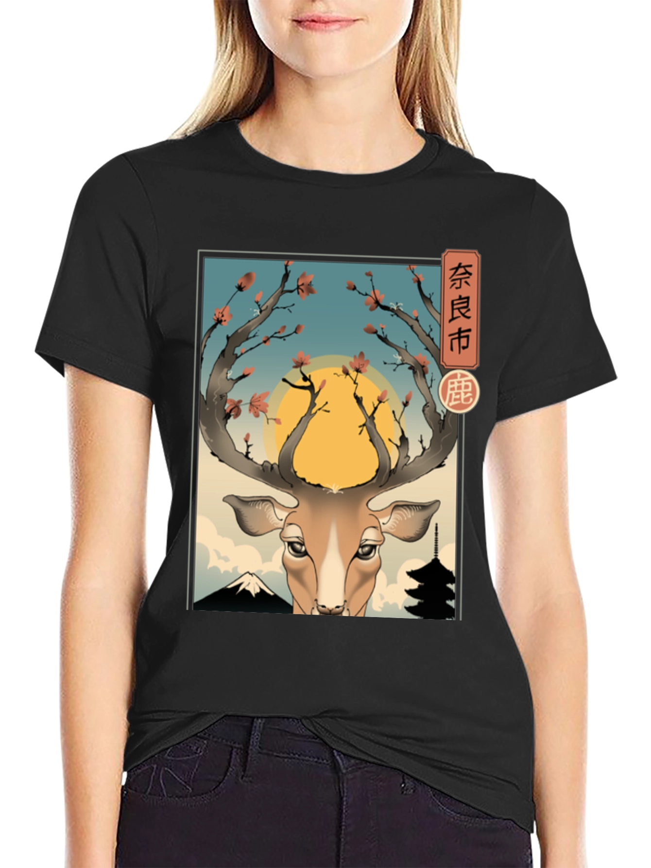 Japanese Nara Deer Graphic Tee