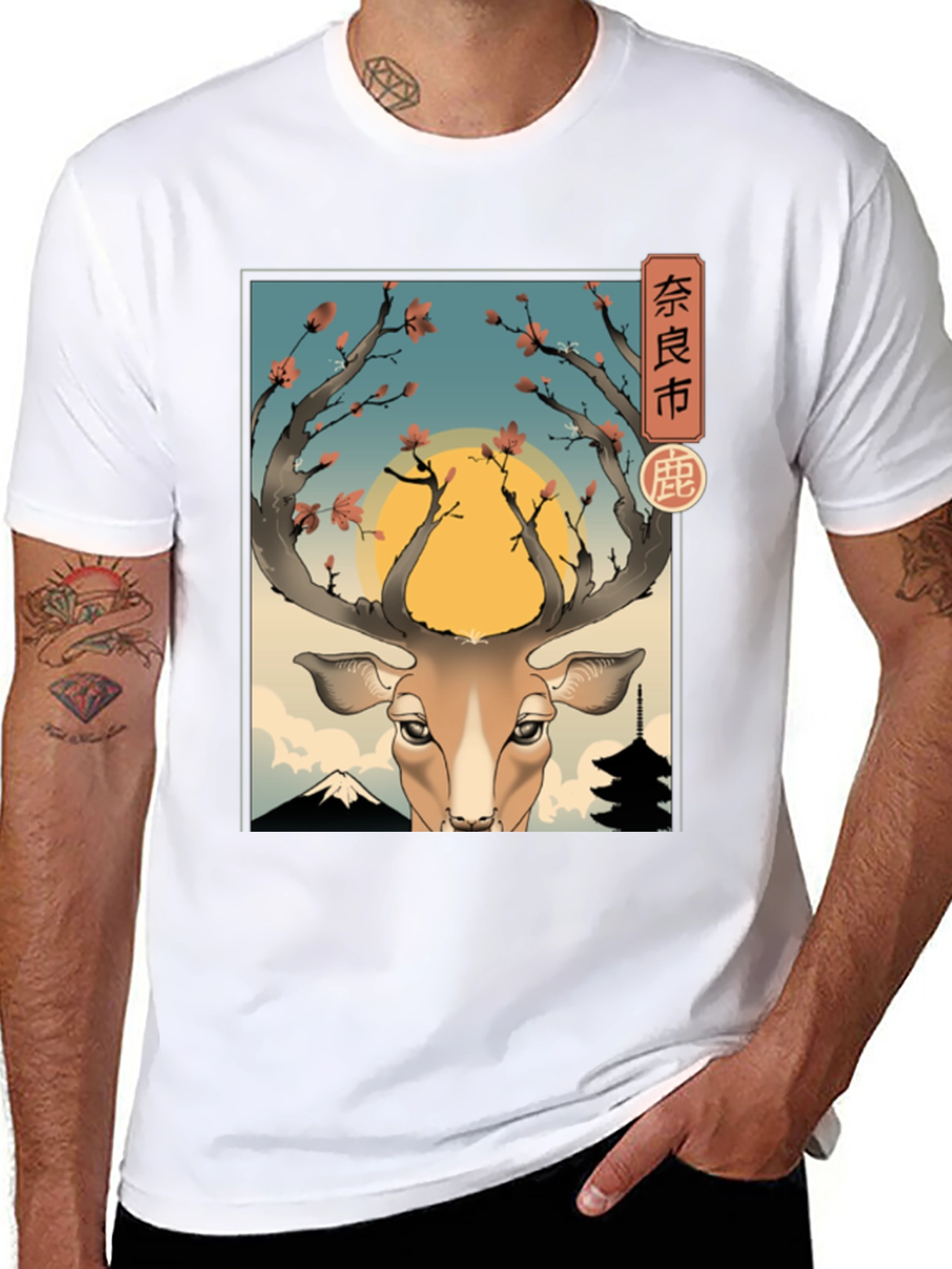 Japanese Nara Deer Graphic Tee
