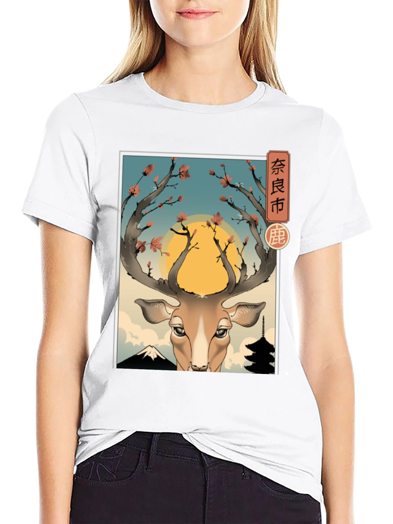 Japanese Nara Deer Graphic Tee
