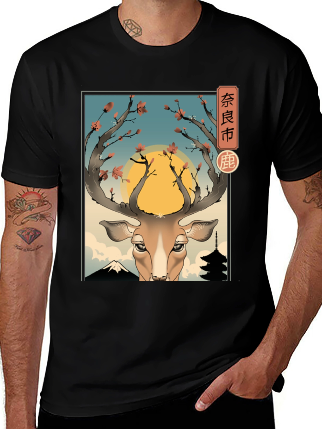 Japanese Nara Deer Graphic Tee