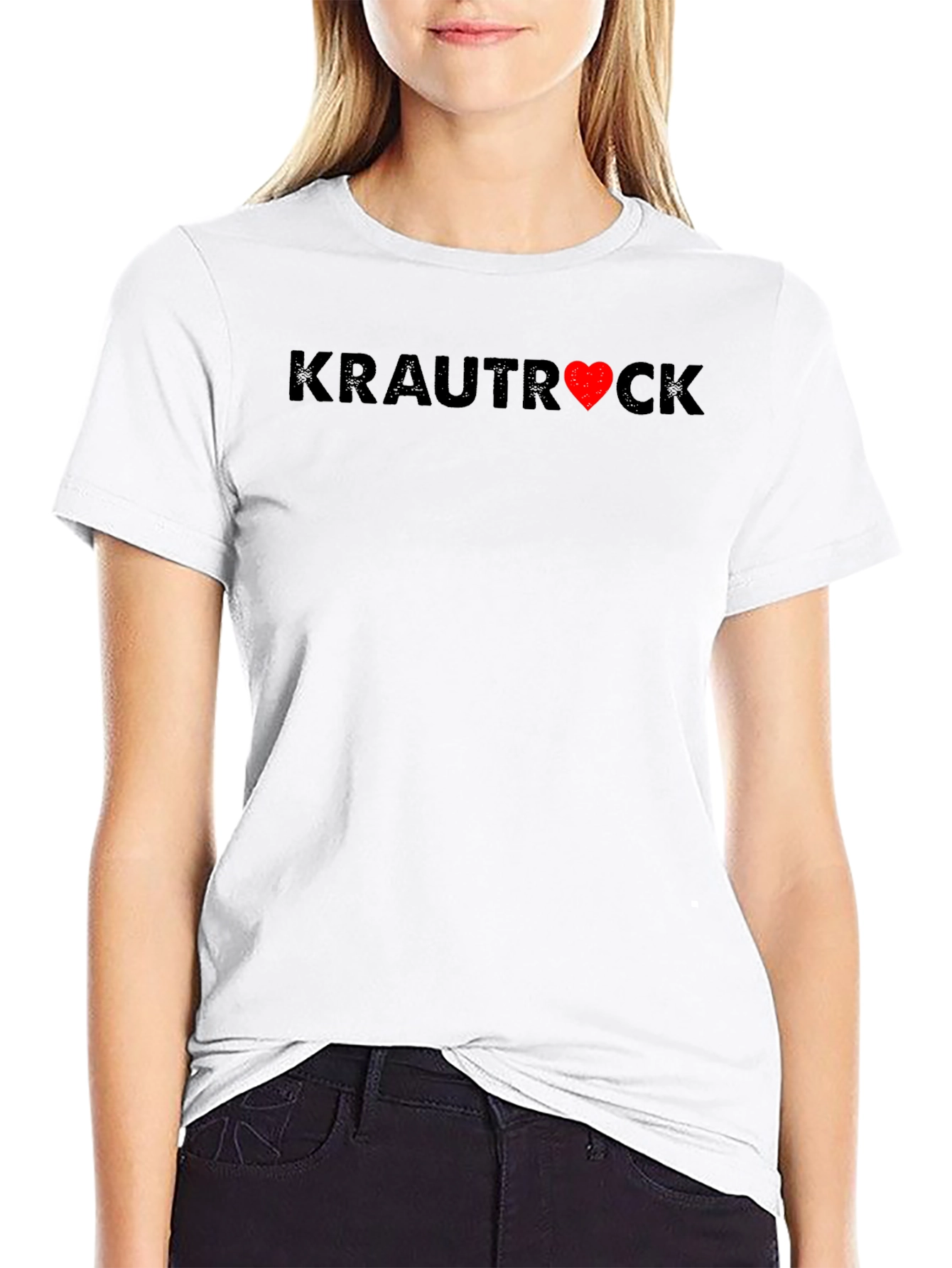 Krautrock Heart Graphic Tee - Soft Cotton Blend