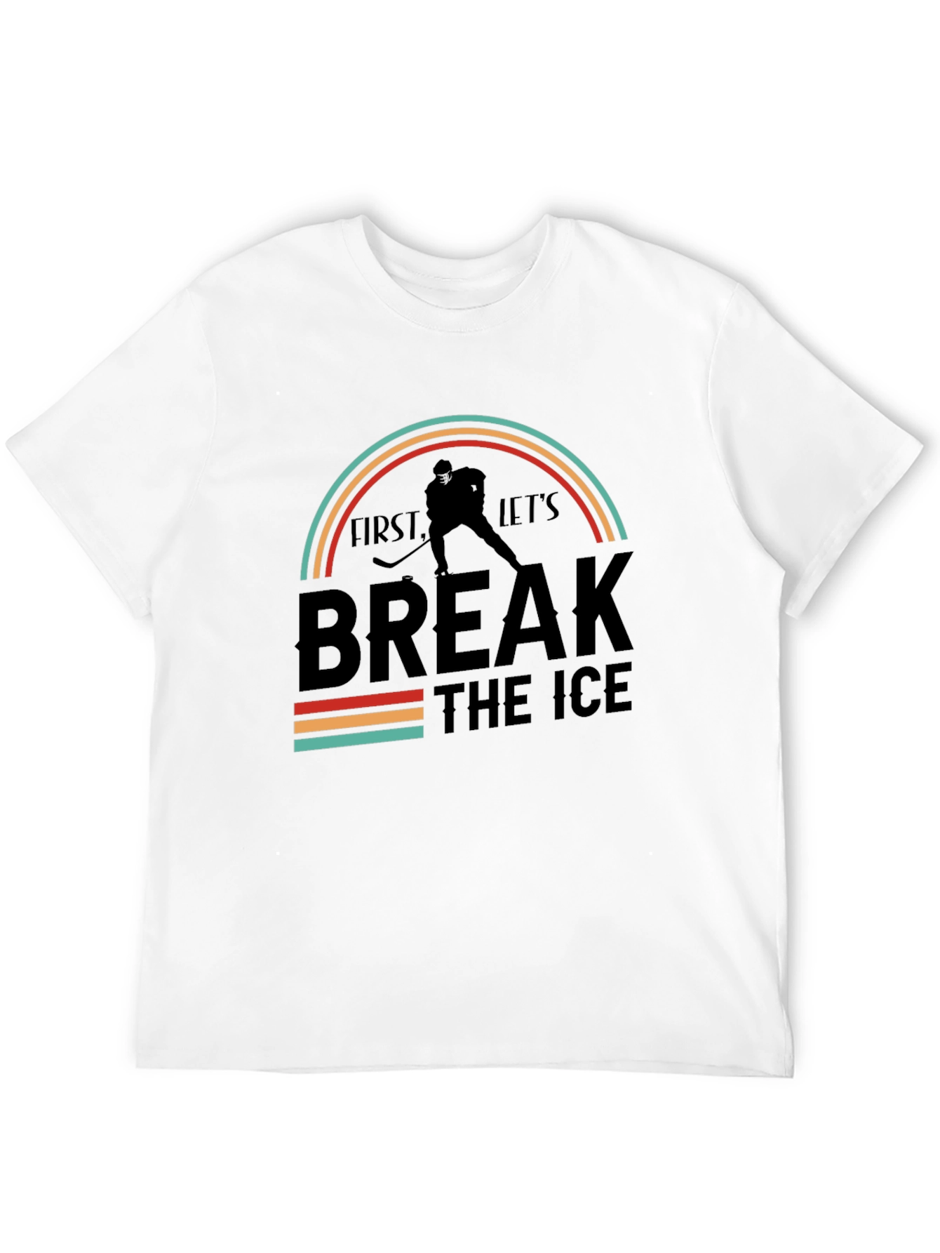Break The Ice Hockey Graphic Tee