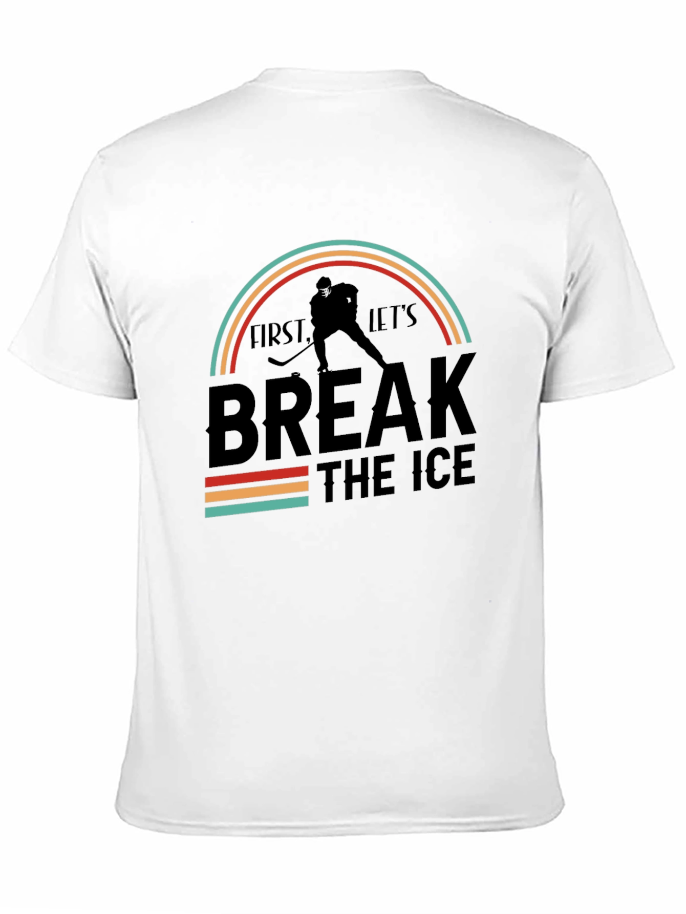 Break The Ice Hockey Graphic Tee