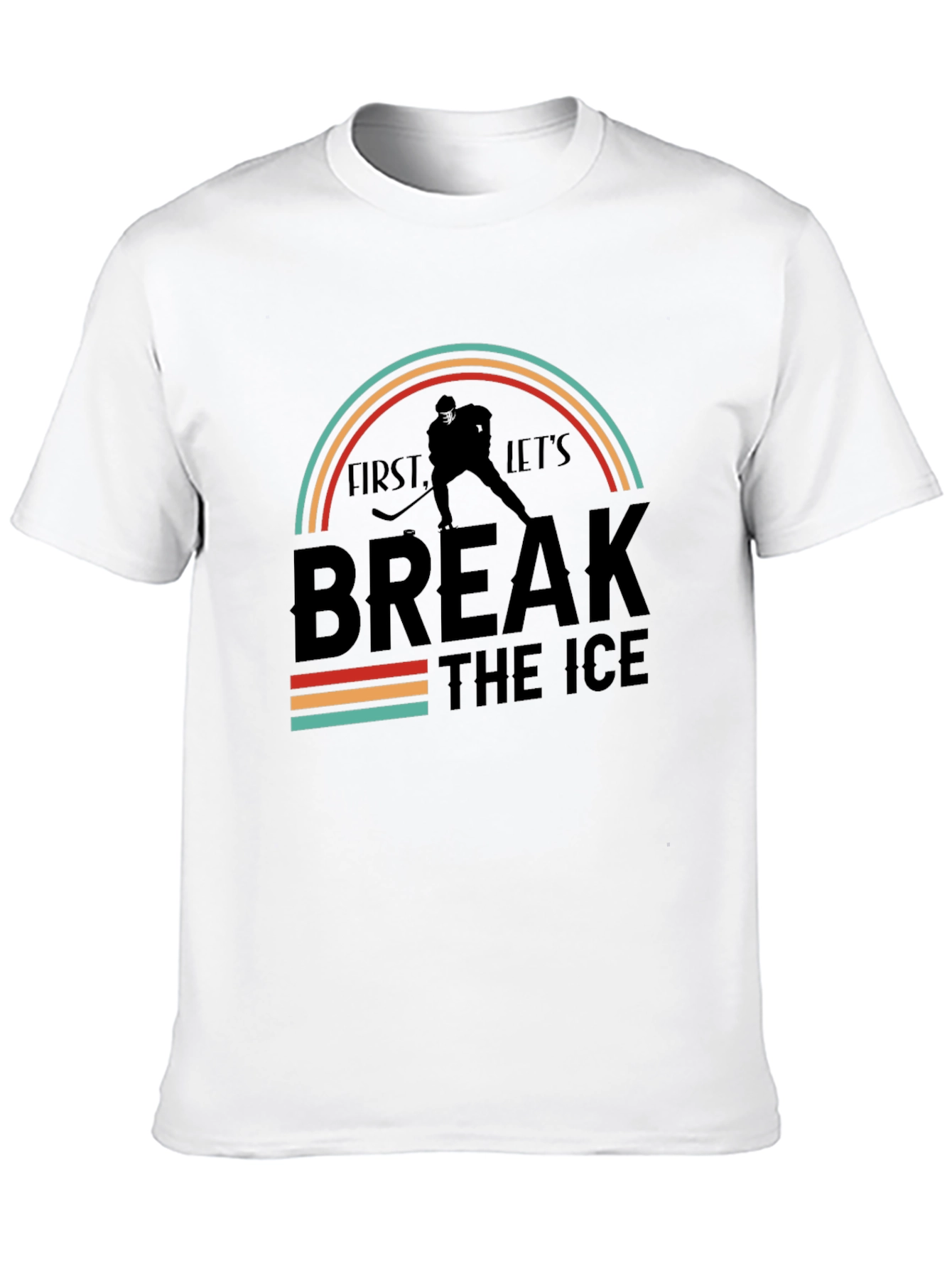 Break The Ice Hockey Graphic Tee