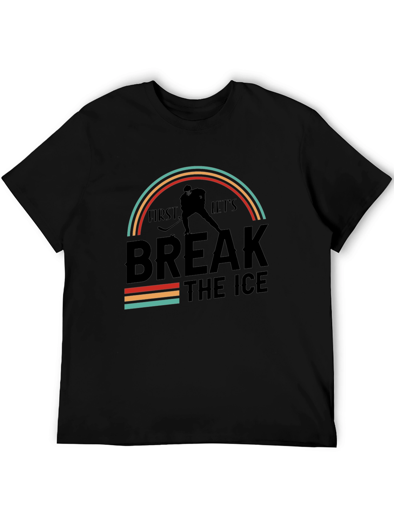 Break The Ice Hockey Graphic Tee