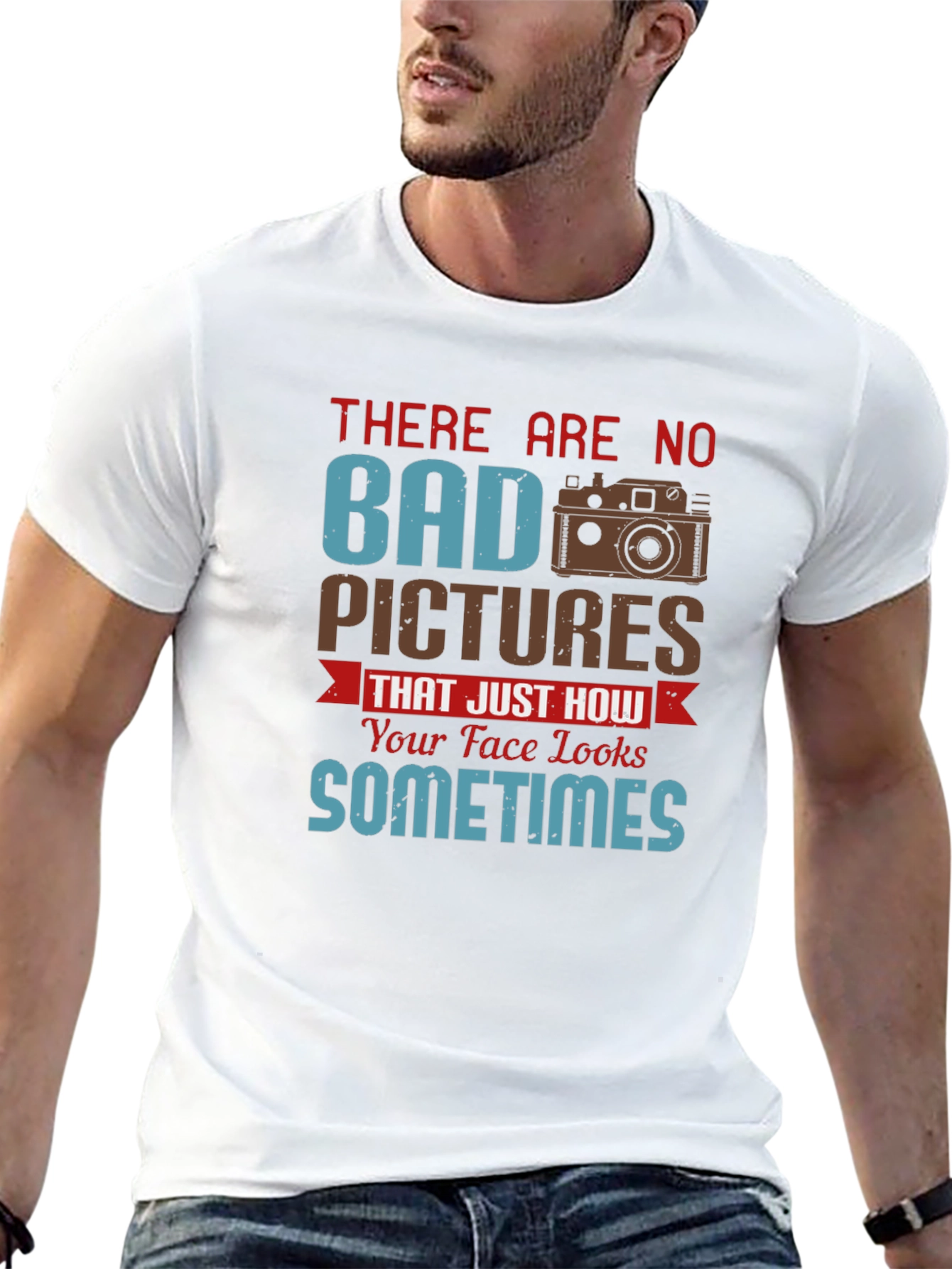 Humorous Photographer T-Shirt - No Bad Pictures