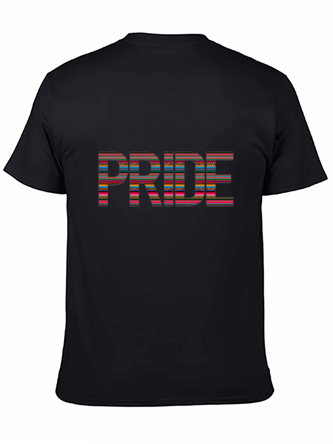 Pride Graphic Print Black T-Shirt