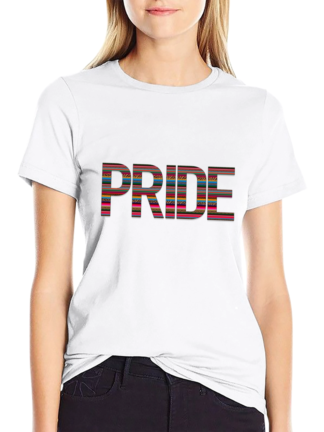 Pride Graphic Print Black T-Shirt