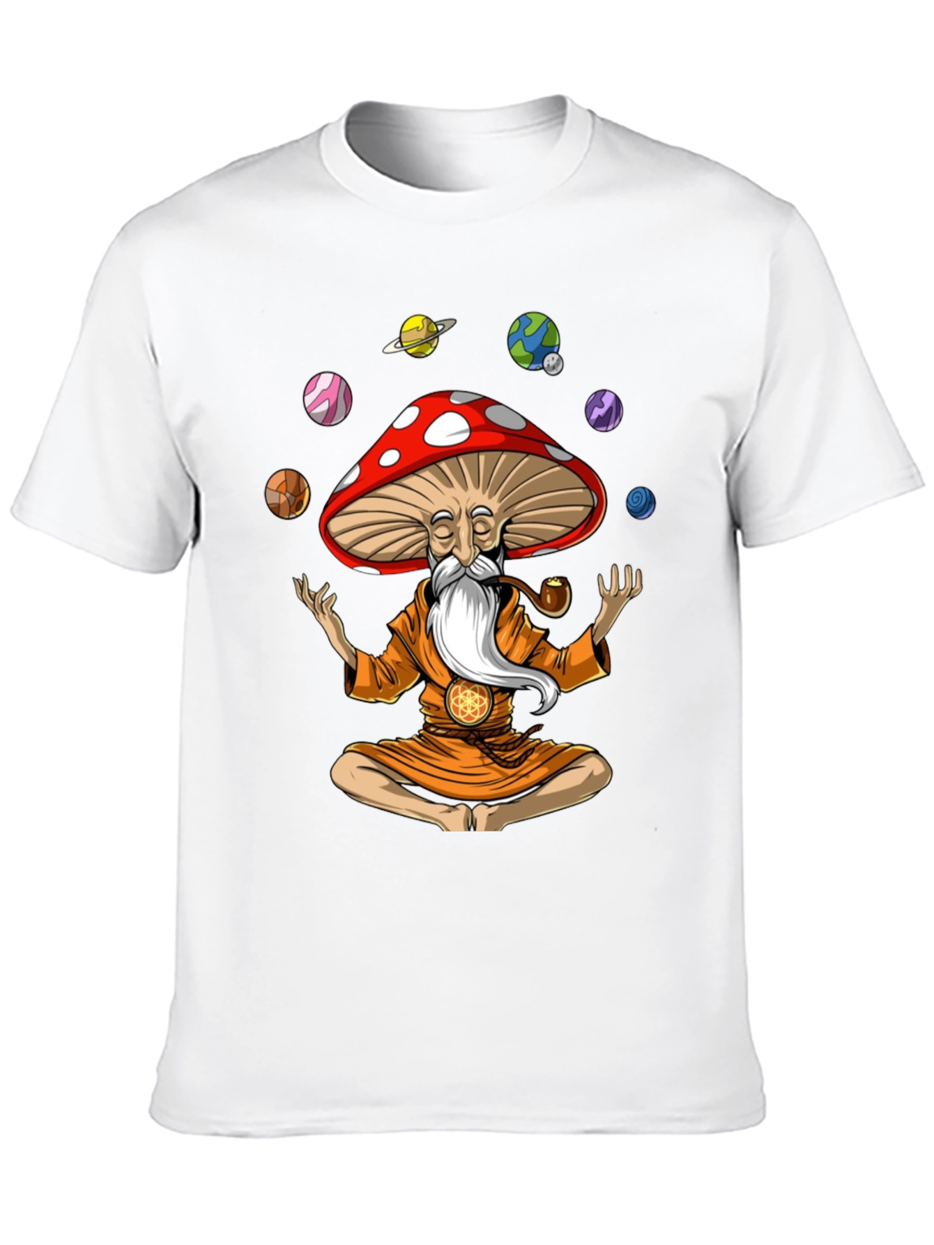 Mushroom Wizard Meditation T-Shirt