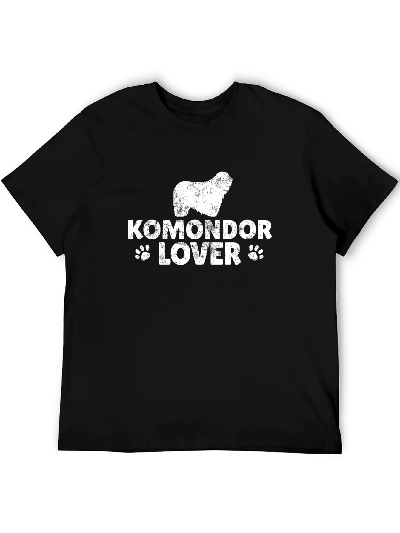 Komondor Lover Black T-Shirt