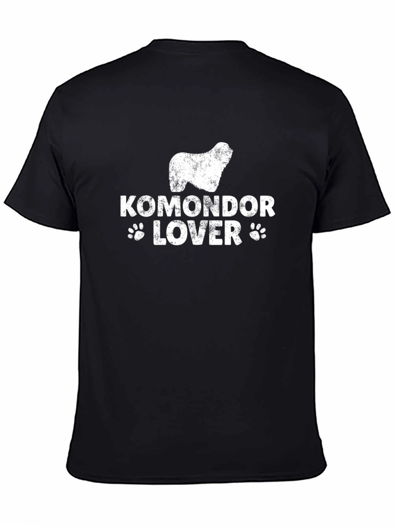 Komondor Lover Black T-Shirt