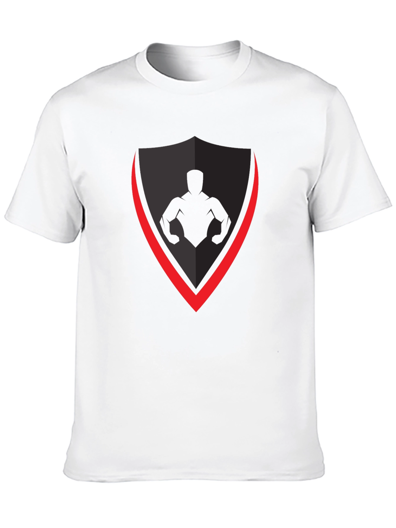 Black Shield Graphic T-Shirt - Gym & Fitness