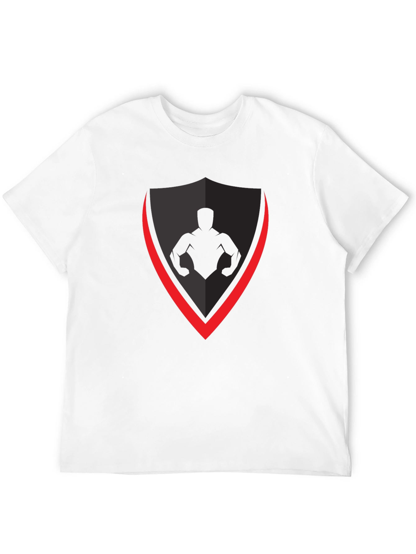 Black Shield Graphic T-Shirt - Gym & Fitness