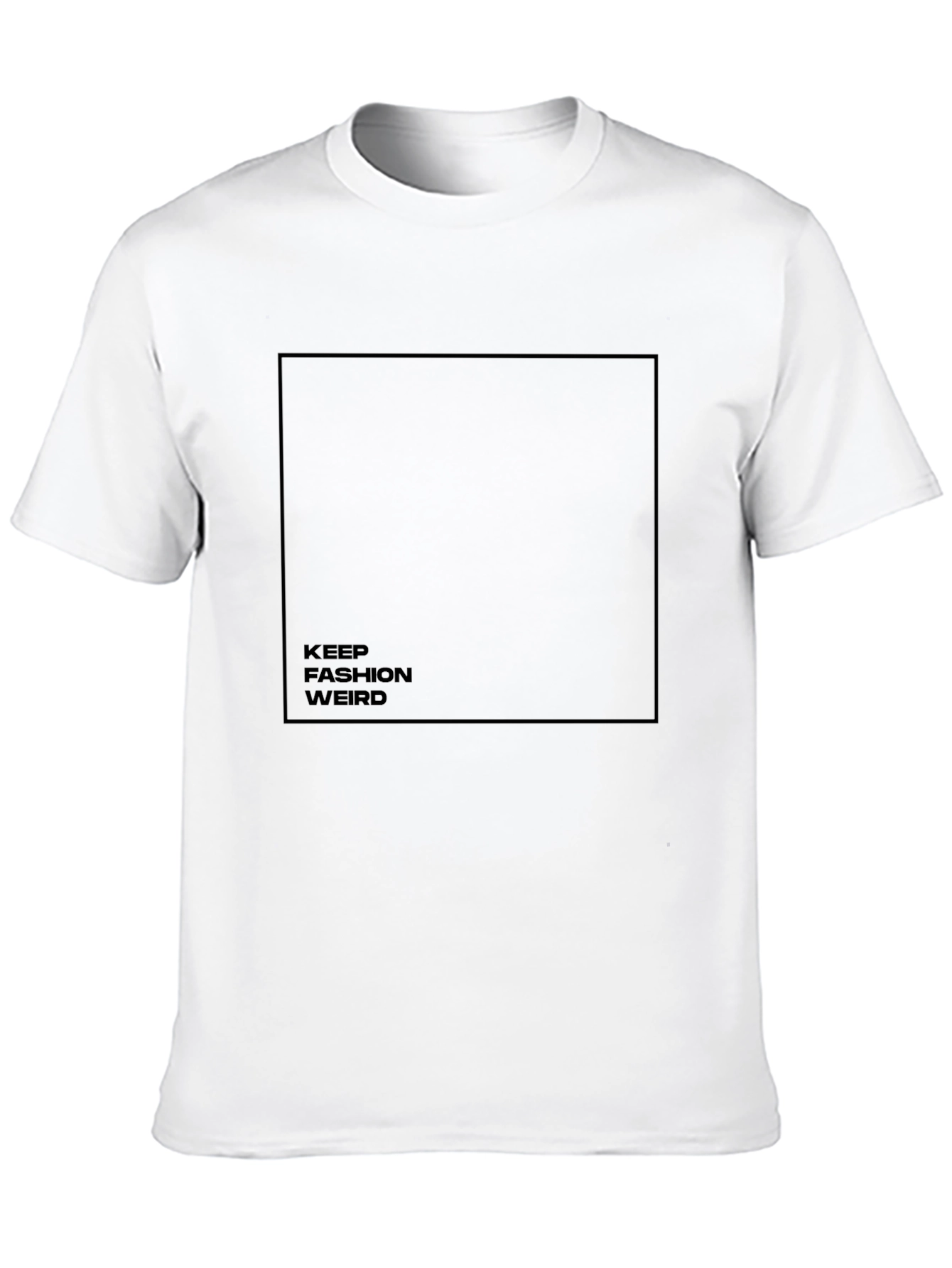 Keep Fashion Weird Black Graphic Tee