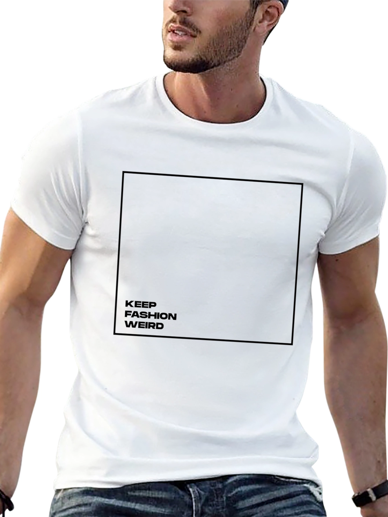 Keep Fashion Weird Black Graphic Tee