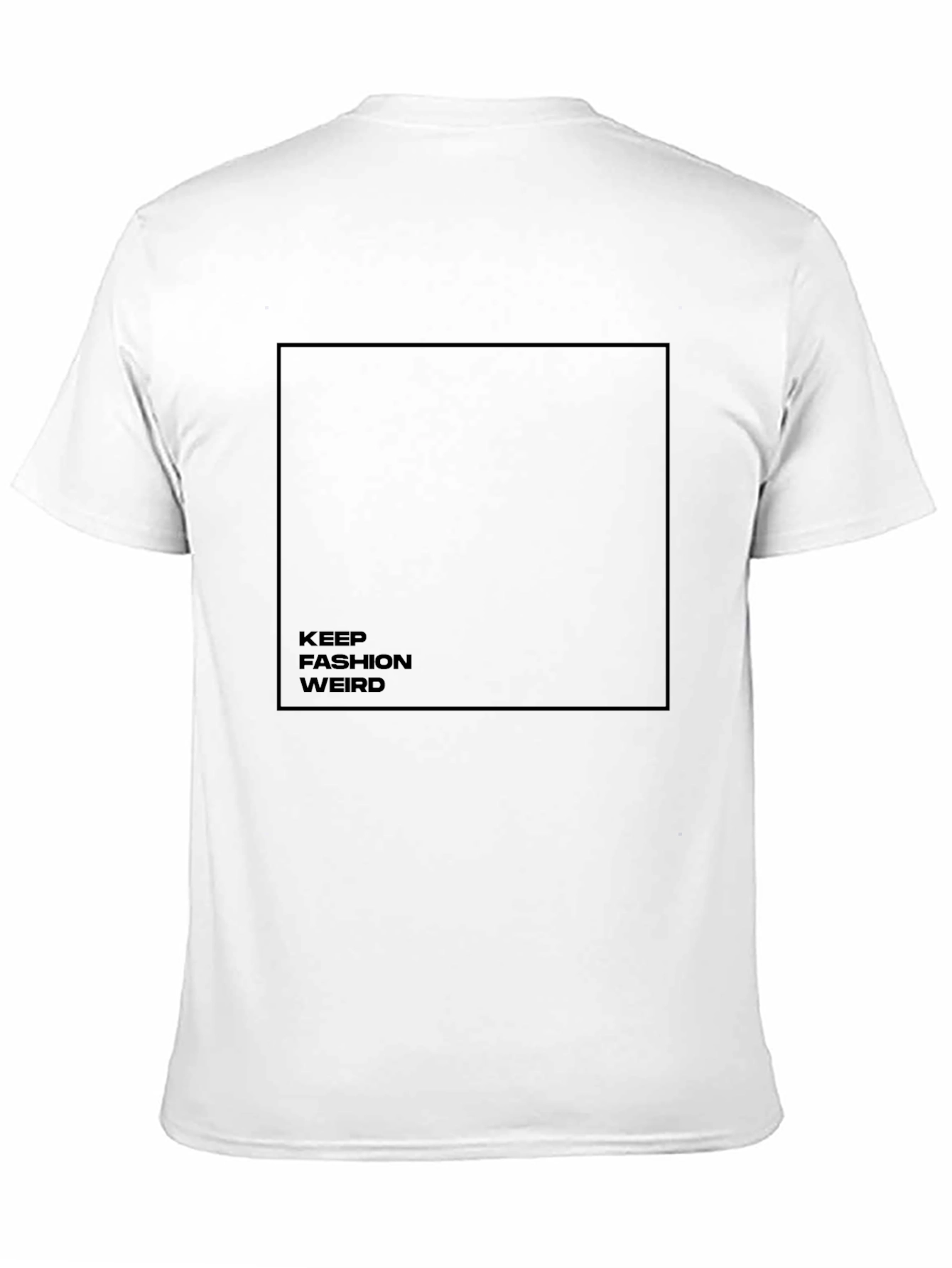 Keep Fashion Weird Black Graphic Tee