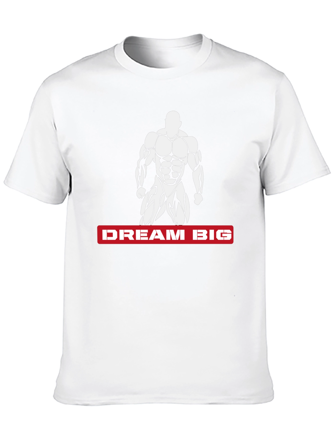 Dream Big Bodybuilder Graphic T-Shirt