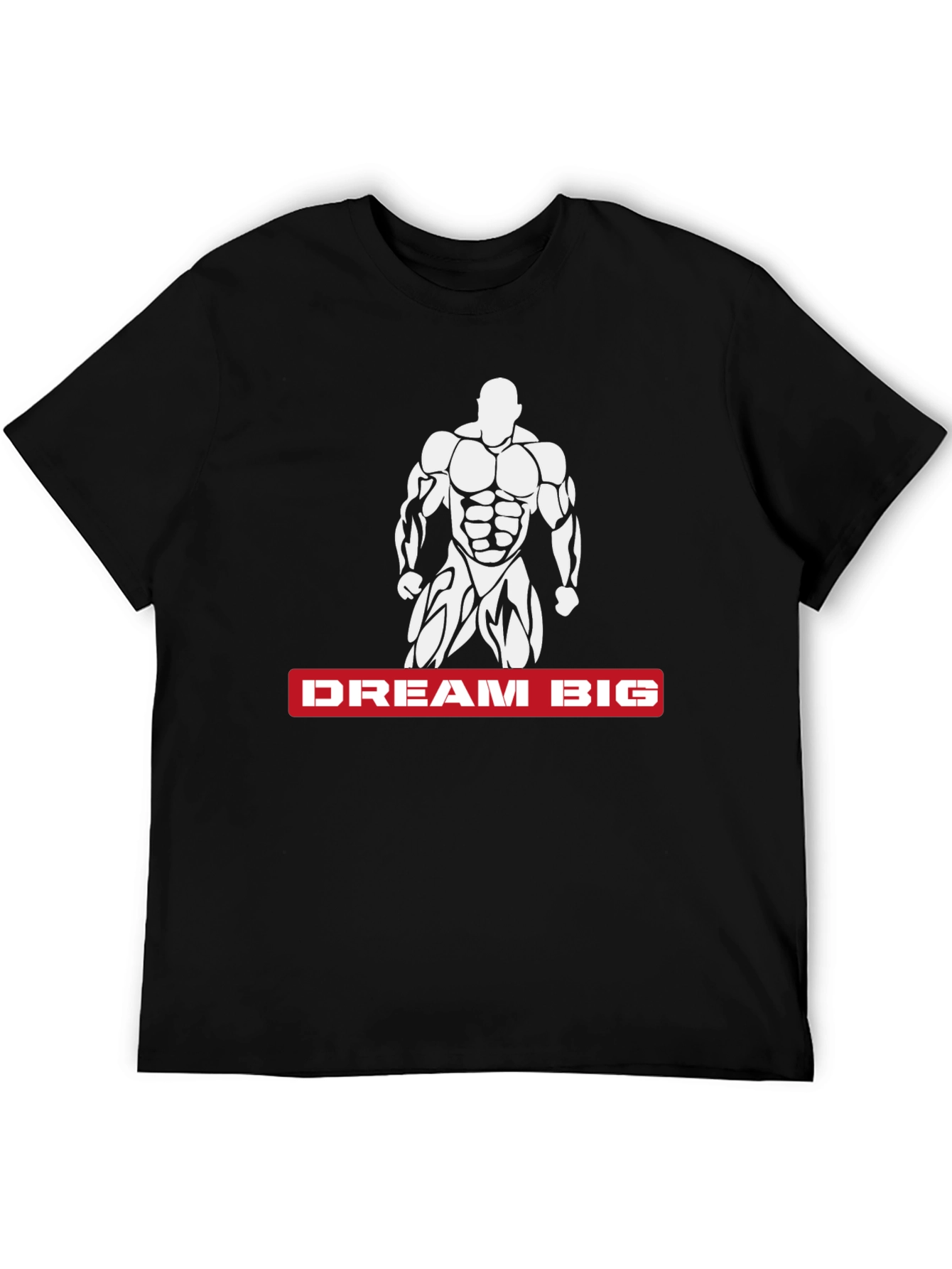 Dream Big Bodybuilder Graphic T-Shirt