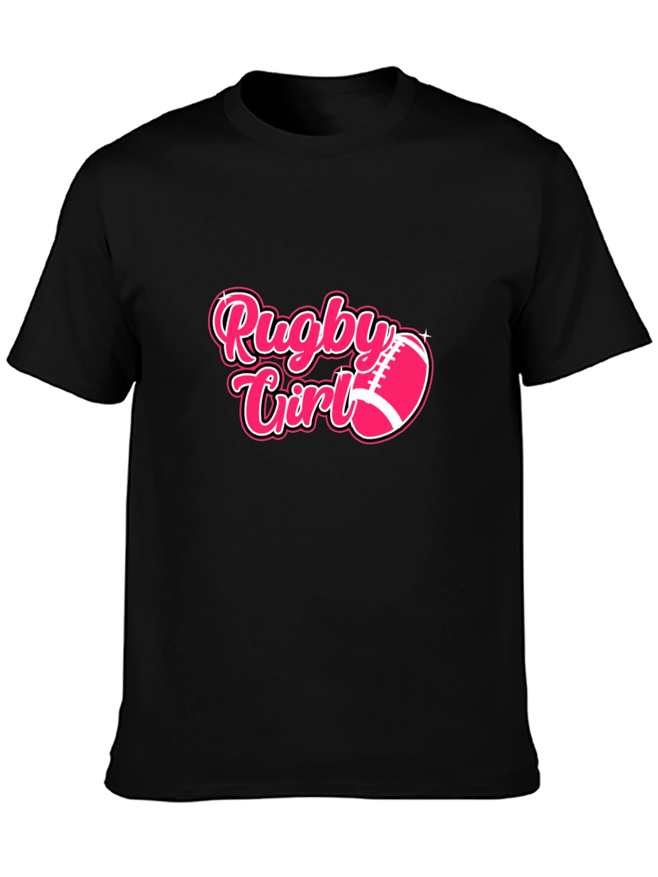 Rugby Girl T-Shirt - Pink Sports Tee
