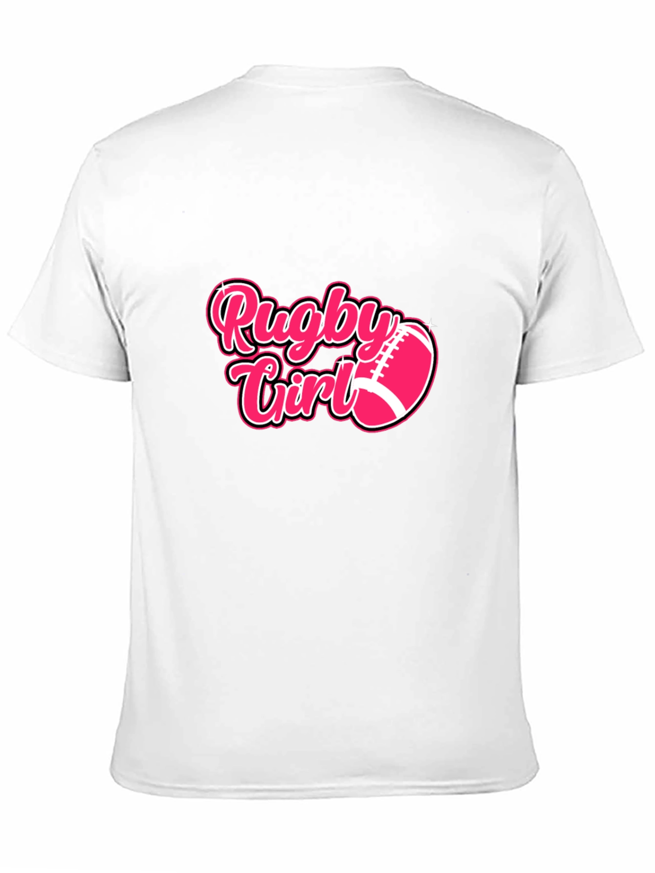 Rugby Girl T-Shirt - Pink Sports Tee
