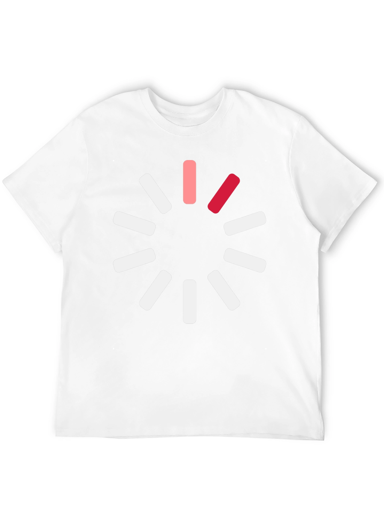 Loading Circle Graphic Black T-Shirt
