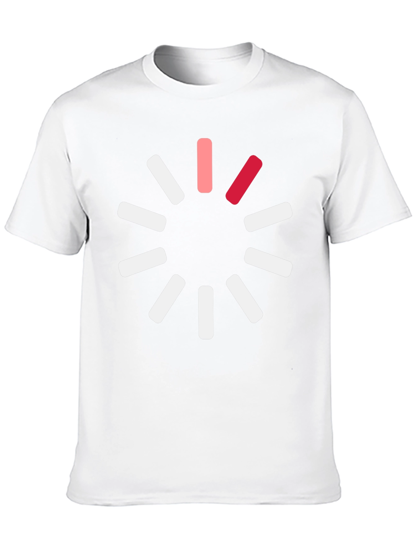 Loading Circle Graphic Black T-Shirt