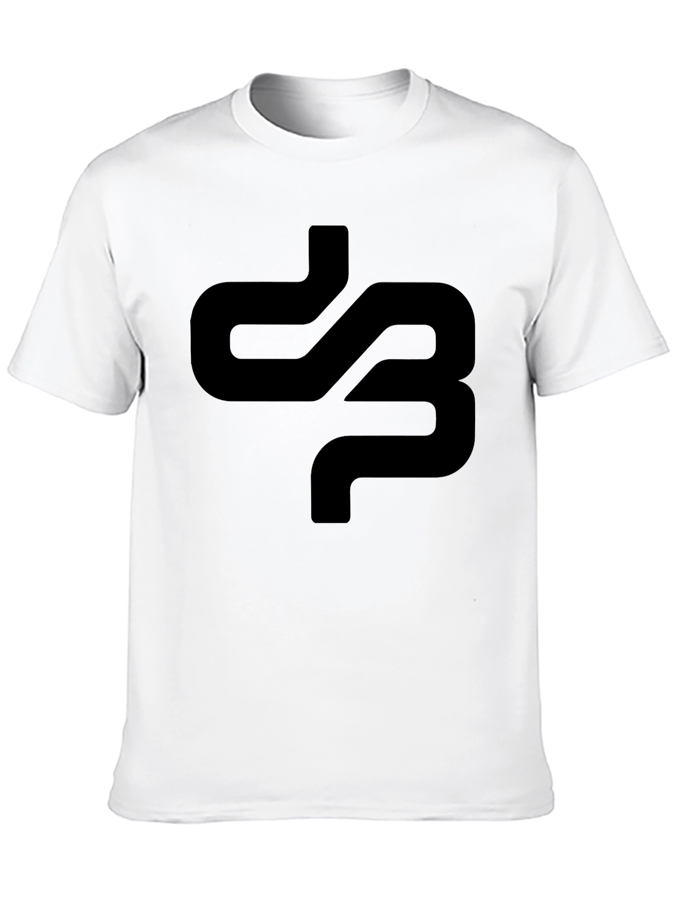Minimalist Black Graphic Tee - Abstract Design
