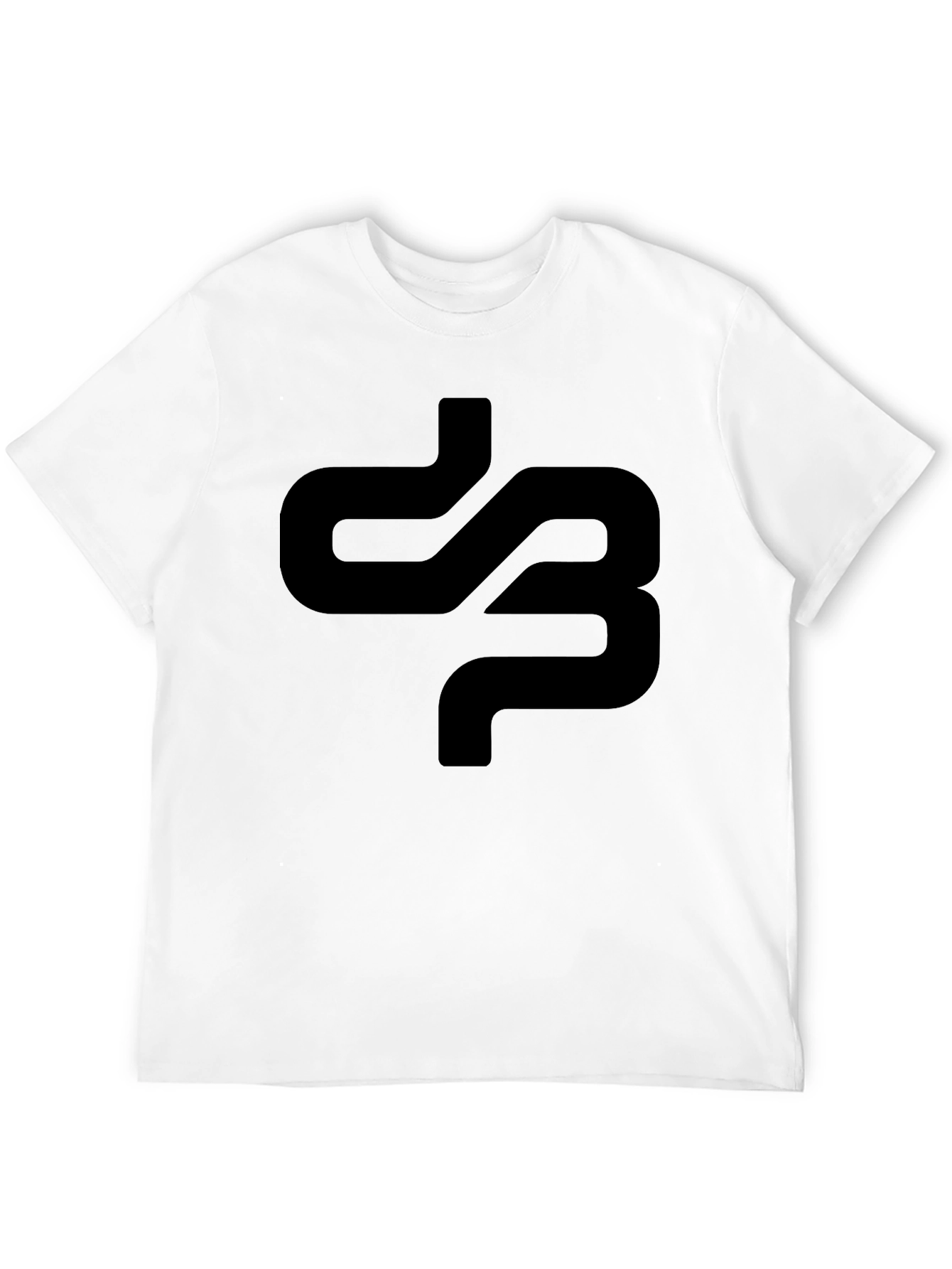 Minimalist Black Graphic Tee - Abstract Design
