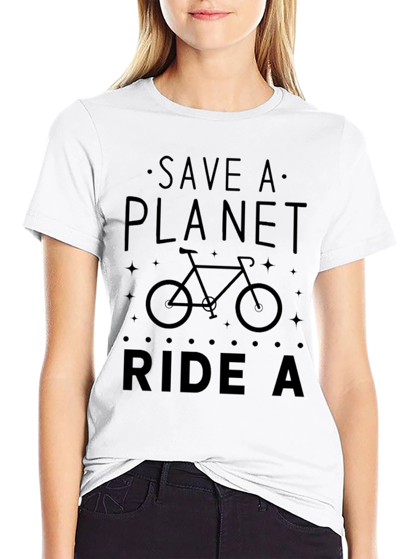 Save the Planet Ride A Bike T-Shirt