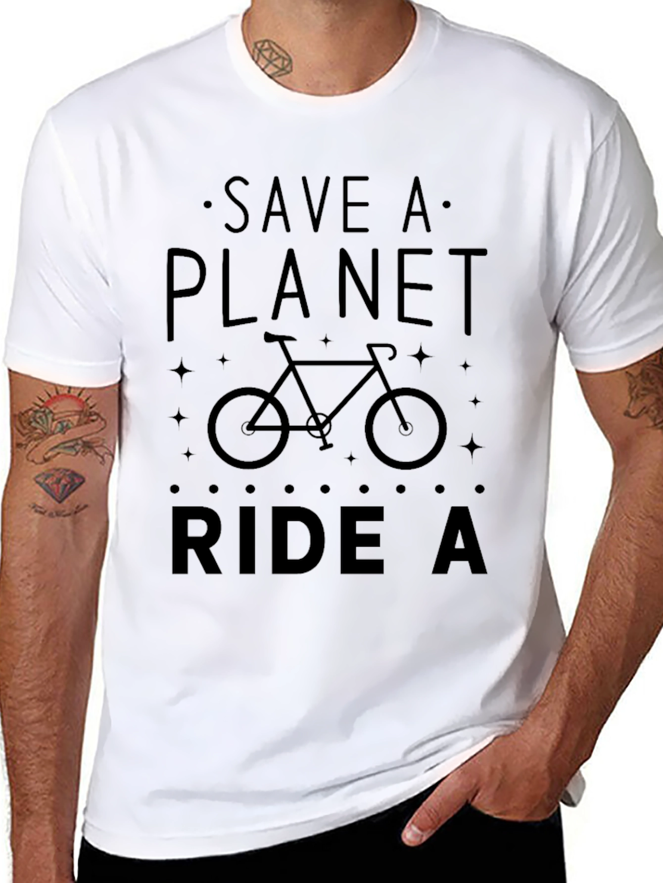Save the Planet Ride A Bike T-Shirt