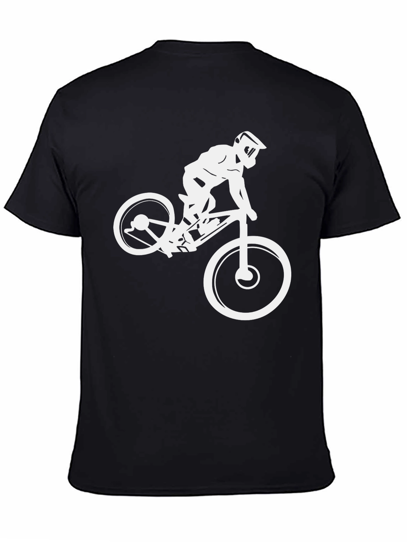 Mountain Biker Graphic Tee - Black