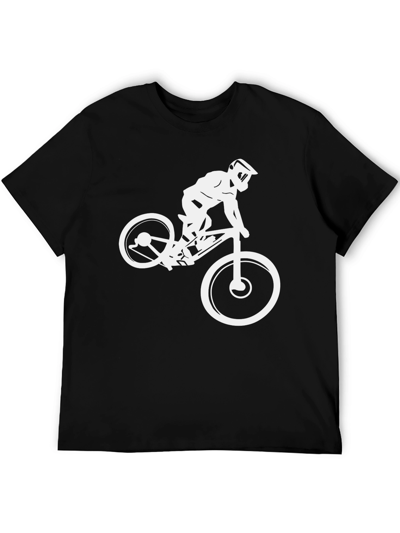 Mountain Biker Graphic Tee - Black
