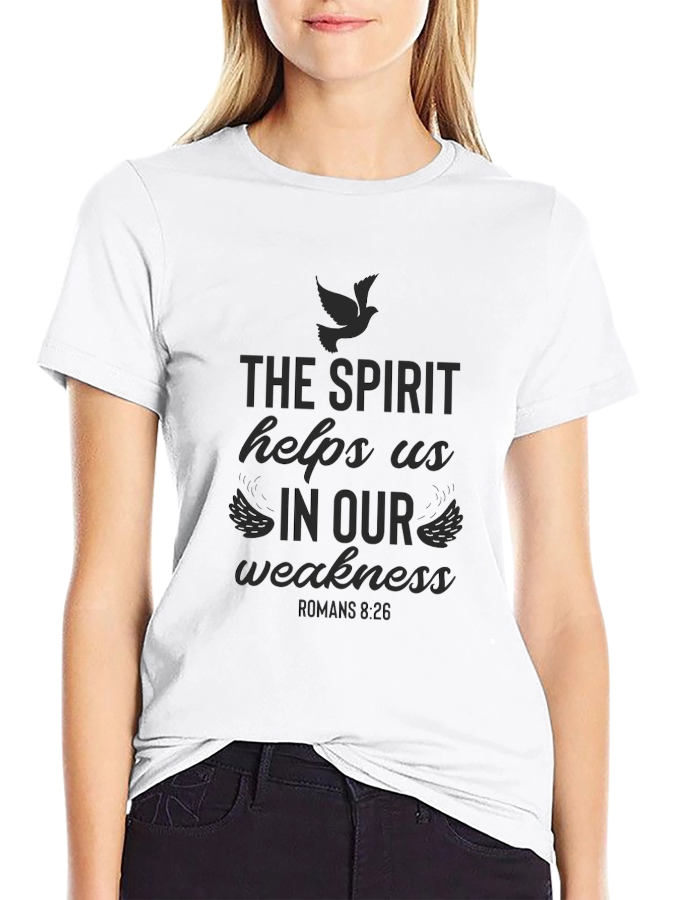 The Spirit Helps Us Christian T-Shirt