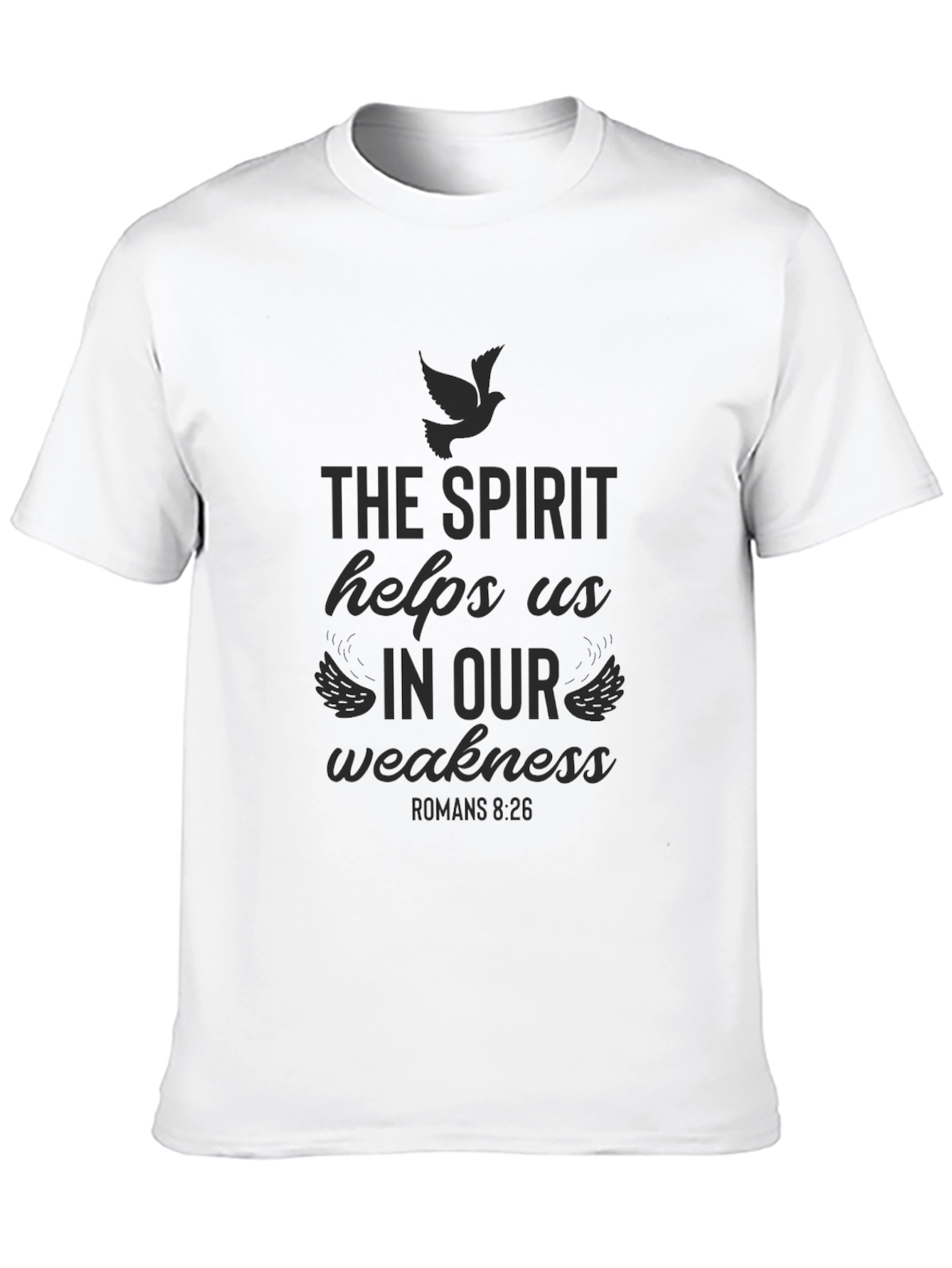 The Spirit Helps Us Christian T-Shirt