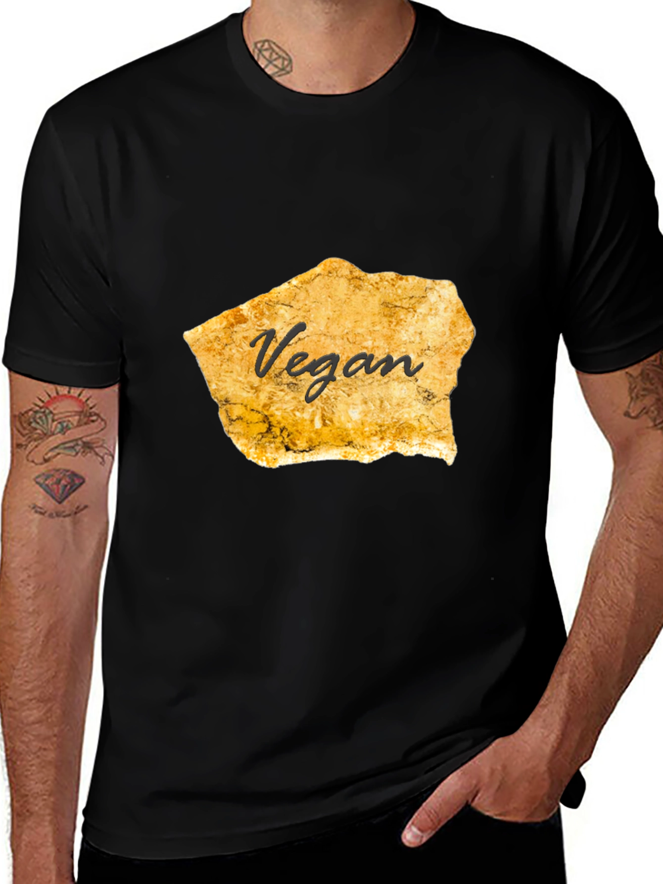 Vegan T-Shirt - Natural Design