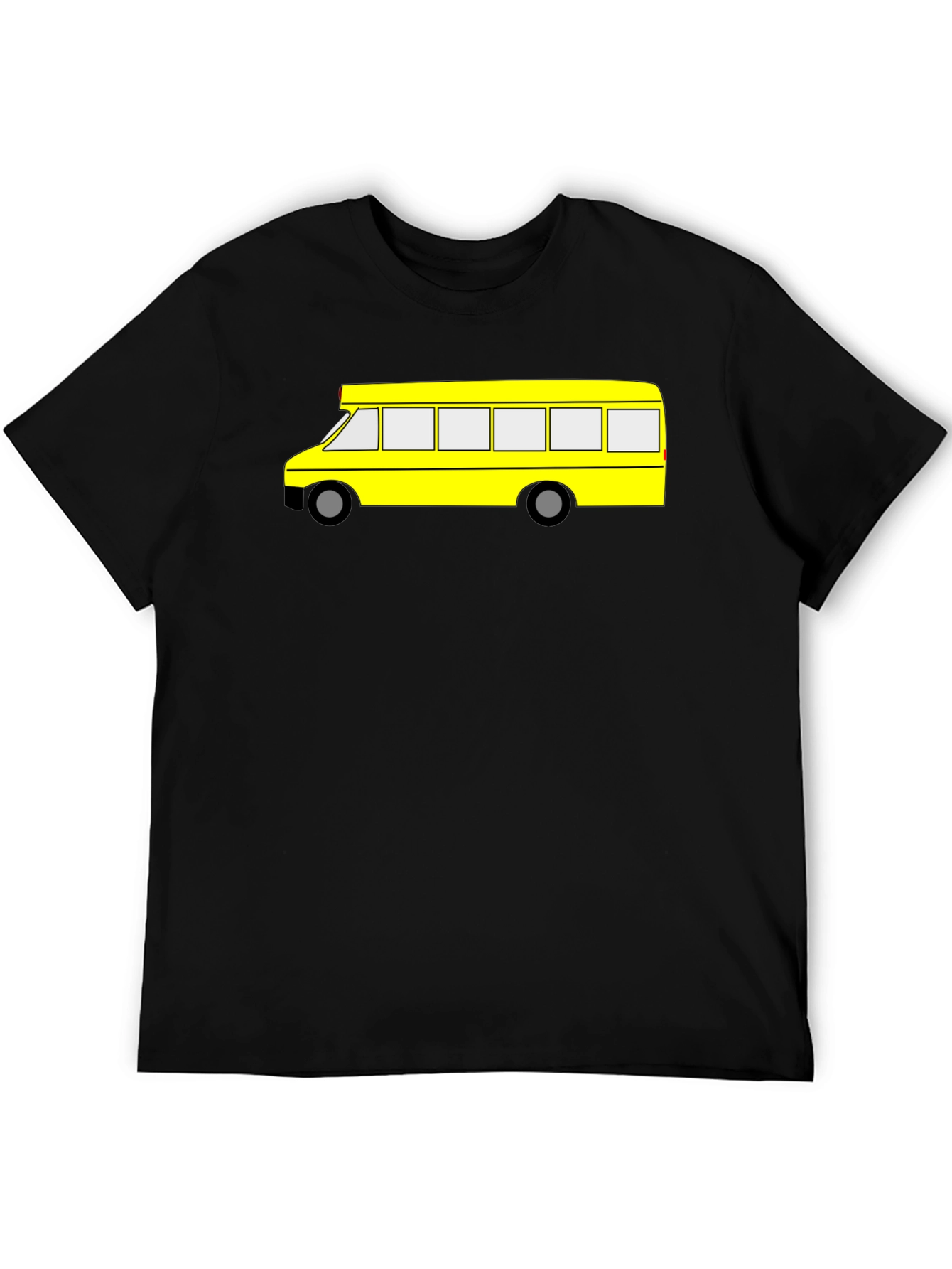 Yellow School Bus Graphic T-Shirt